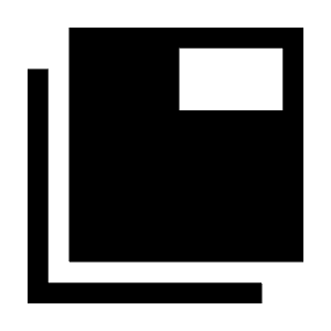 Tab Group Fill Icon from Sharp Fill - Material Symbols Set