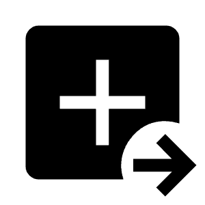Tab New Right Fill Icon from Outlined Fill - Material Symbols Set