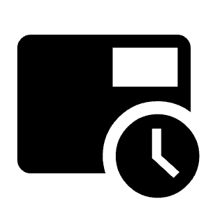 Tab Recent Fill Icon from Outlined Fill - Material Symbols Set