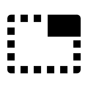 Tab Unselected Fill Icon from Outlined Fill - Streamline Material Free Set