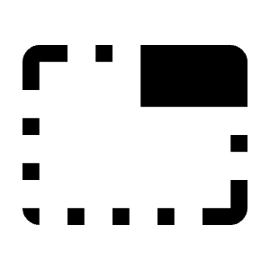Tab Unselected Icon from Outlined Line - Material Symbols Set