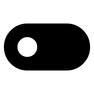 Toggle Off Fill Icon from Outlined Fill - Material Symbols Set