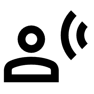 Transcribe Icon from Outlined Line - Streamline Material Free Set