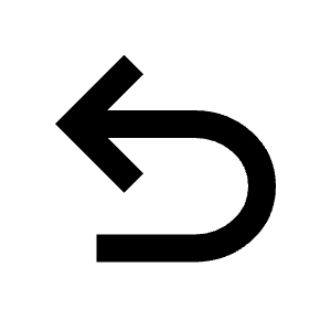 Undo Icon from Material Pro Line Set