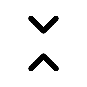Unfold Less Fill Icon from Rounded Fill - Material Symbols Set