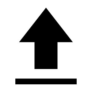 Upload 2 Fill Icon from Sharp Fill - Material Symbols Set
