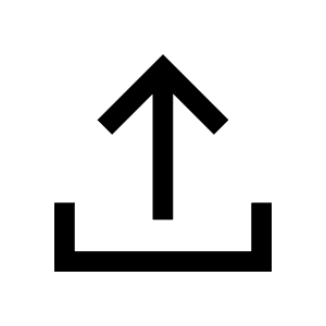 Upload Fill Icon from Sharp Fill - Material Symbols Set