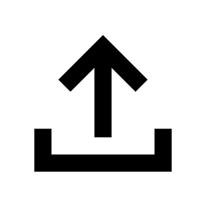 Upload Fill Icon from Sharp Fill - Streamline Material Free Set