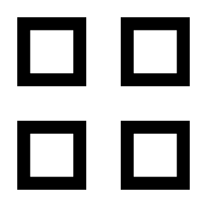 View Comfy Alt Icon from Sharp Line - Material Symbols Set