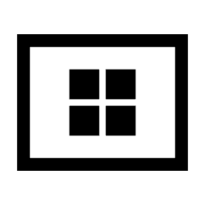 View Compact Alt Icon from Sharp Line - Material Symbols Set