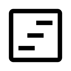 View Timeline Icon from Outlined Line - Material Symbols Set