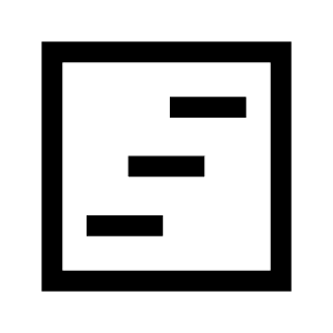 View Timeline Icon from Sharp Line - Material Symbols Set