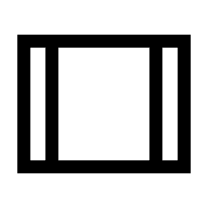 Width Full Icon from Sharp Line - Material Symbols Set