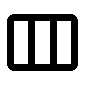 Width Normal Icon from Rounded Line - Material Pro Free Set