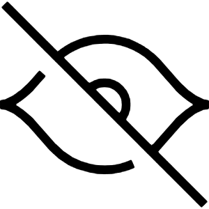 Hide Eye Crossbar Icon from Guidance – Free Set