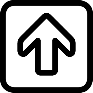 Arrow Thick Up 4 Icon from Ultimate Regular - Free Set