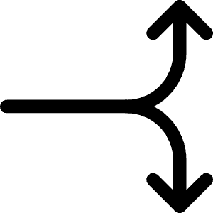 Diagram Split Horizontal Icon from Ultimate Regular - Free Set