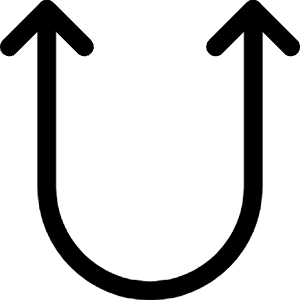 Diagram Up Double Icon from Ultimate Regular - Free Set