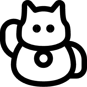 Business Lucky Cat Icon from Ultimate Regular - Free Set