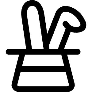 Business Rabbit Hat Icon from Ultimate Regular - Free Set