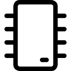 Computer Chip Core Icon from Ultimate Regular - Free Set