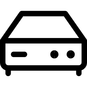 Hard Drive 1 Icon from Ultimate Regular - Free Set