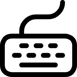 Keyboard Icon from Ultimate Regular - Free Set