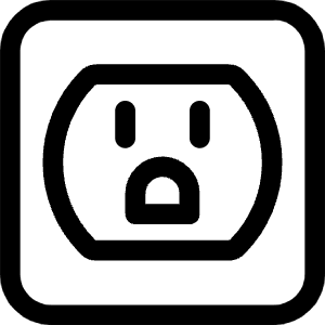 Power Outlet Type B Icon from Ultimate Regular - Free Set