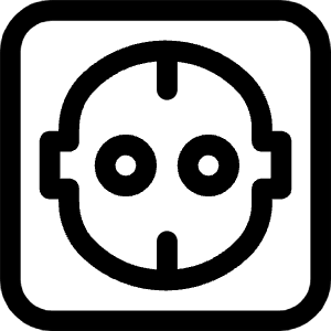 Power Outlet Type F Icon from Ultimate Regular - Free Set
