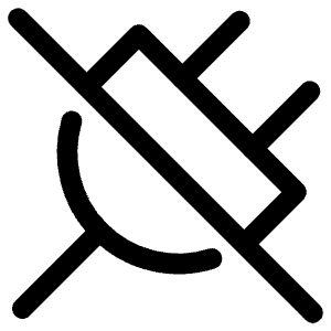 Power Plug Disconnected Icon from Ultimate Regular - Free Set