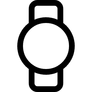 Smart Watch Circle Icon from Ultimate Regular - Free Set