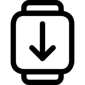 Smart Watch Square Download Icon from Ultimate Regular - Free Set