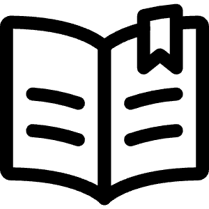 Book Open Bookmark Icon from Ultimate Regular - Free Set