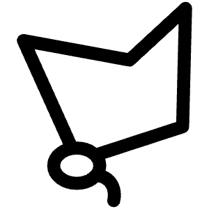 Polygon Lasso Icon from Ultimate Regular - Free Set