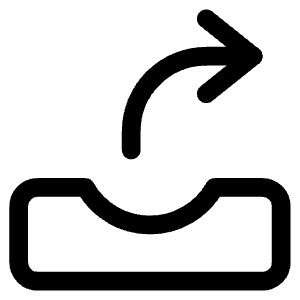 Drawer Send Icon from Ultimate Regular - Free Set