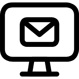 Read Email Monitor Icon from Ultimate Regular - Free Set