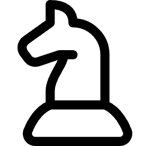 Chess Knight Icon from Ultimate Regular - Free Set