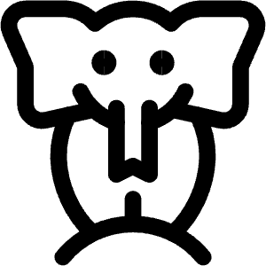 Circus Elephant Icon from Ultimate Regular - Free Set