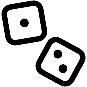 Dice Icon from Ultimate Regular - Free Set