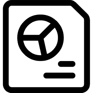 Office File Graph Icon from Ultimate Regular - Free Set