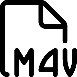 Video File M 4 V Icon from Ultimate Regular - Free Set