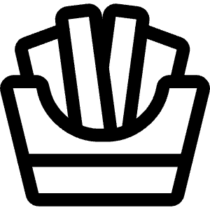 Fast Food French Fries Icon from Ultimate Regular - Free Set