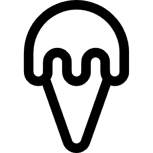 Ice Cream Cone Icon from Ultimate Regular - Free Set