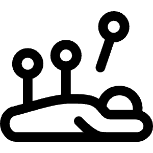 Acupuncture Back Icon from Ultimate Regular - Free Set
