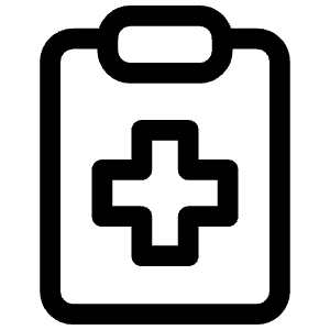 Checkup Chart Icon from Ultimate Regular - Free Set