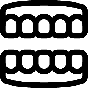 Dentistry Tooth Jaws Icon from Ultimate Regular - Free Set