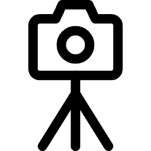 Camera Tripod Icon from Ultimate Regular - Free Set