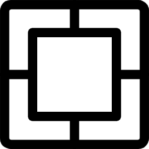 Composition Focus Square Icon from Ultimate Regular - Free Set