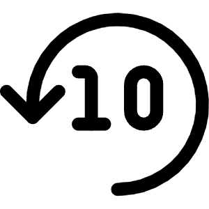 Timer 10 Icon from Ultimate Regular - Free Set