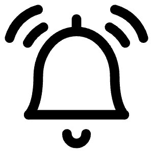 Alarm Bell Ring Icon from Ultimate Regular - Free Set